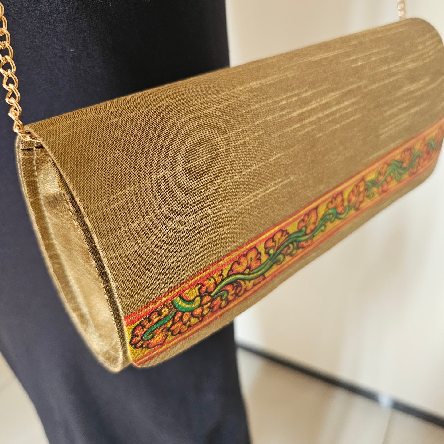 Hand-painted Clutch