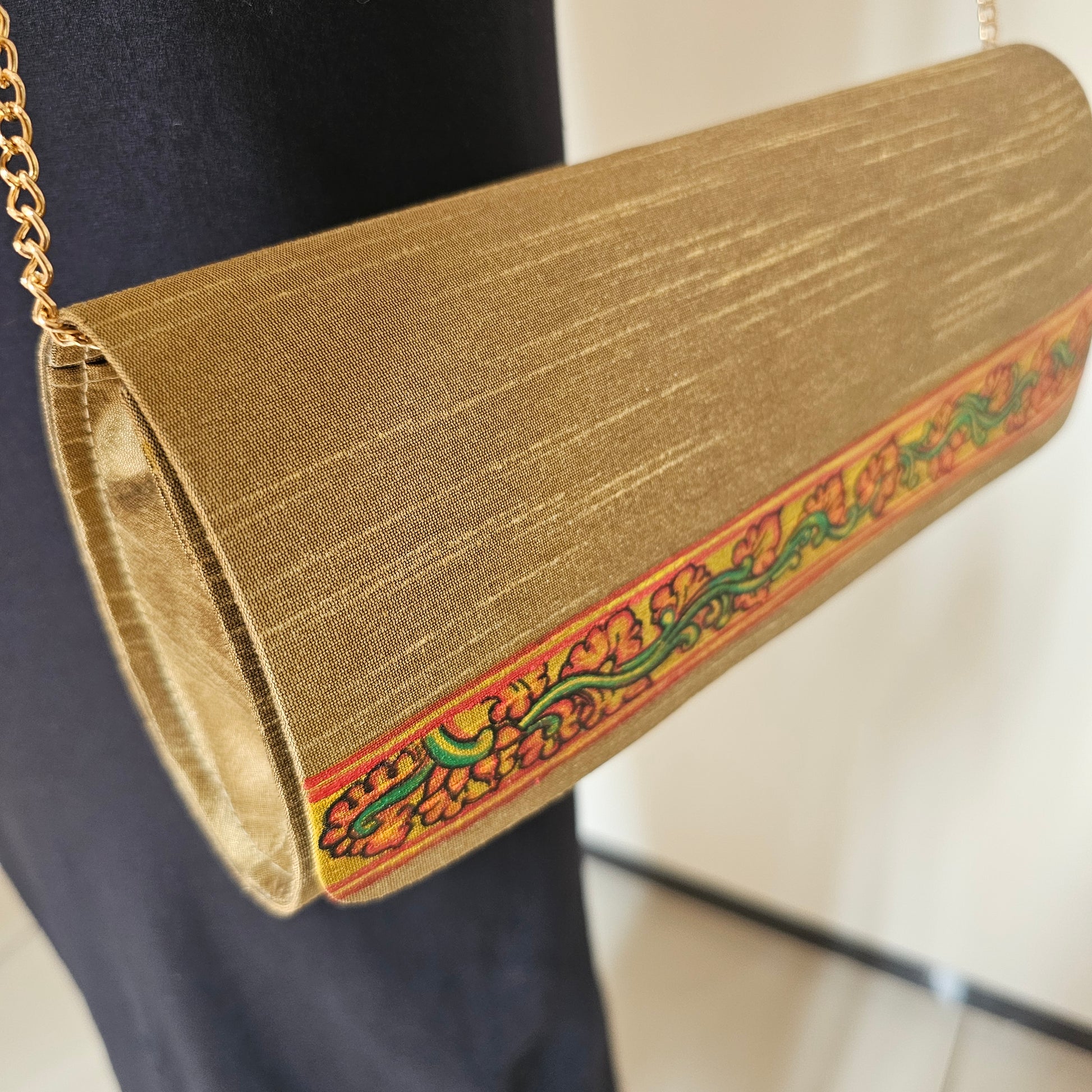 Hand-painted Clutch