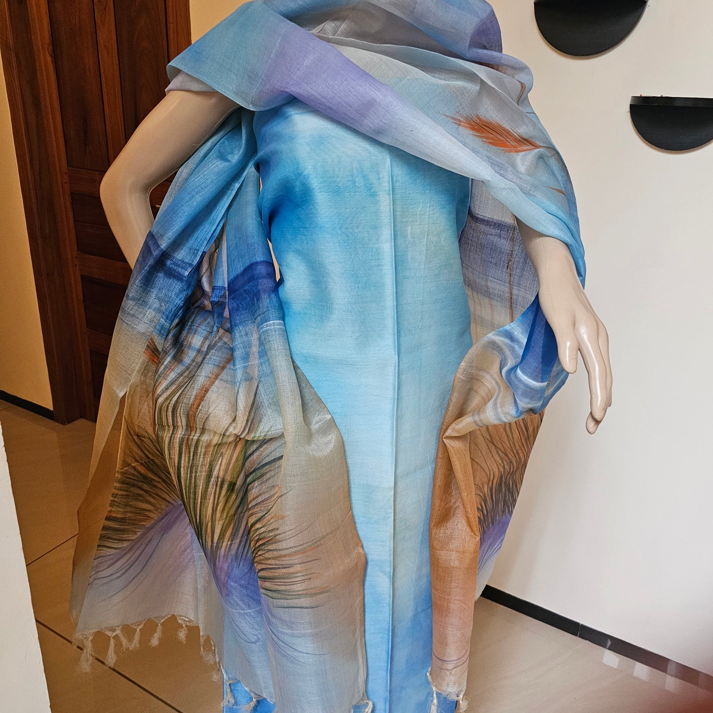 Hand-painted Hand-dyed Kurti