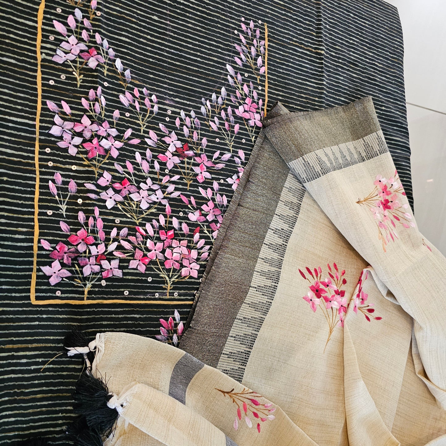 Khadi cotton Kurti set