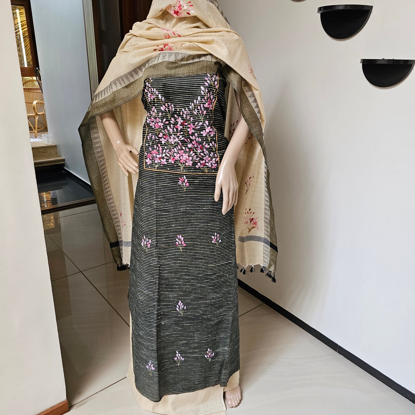 Khadi cotton Kurti set