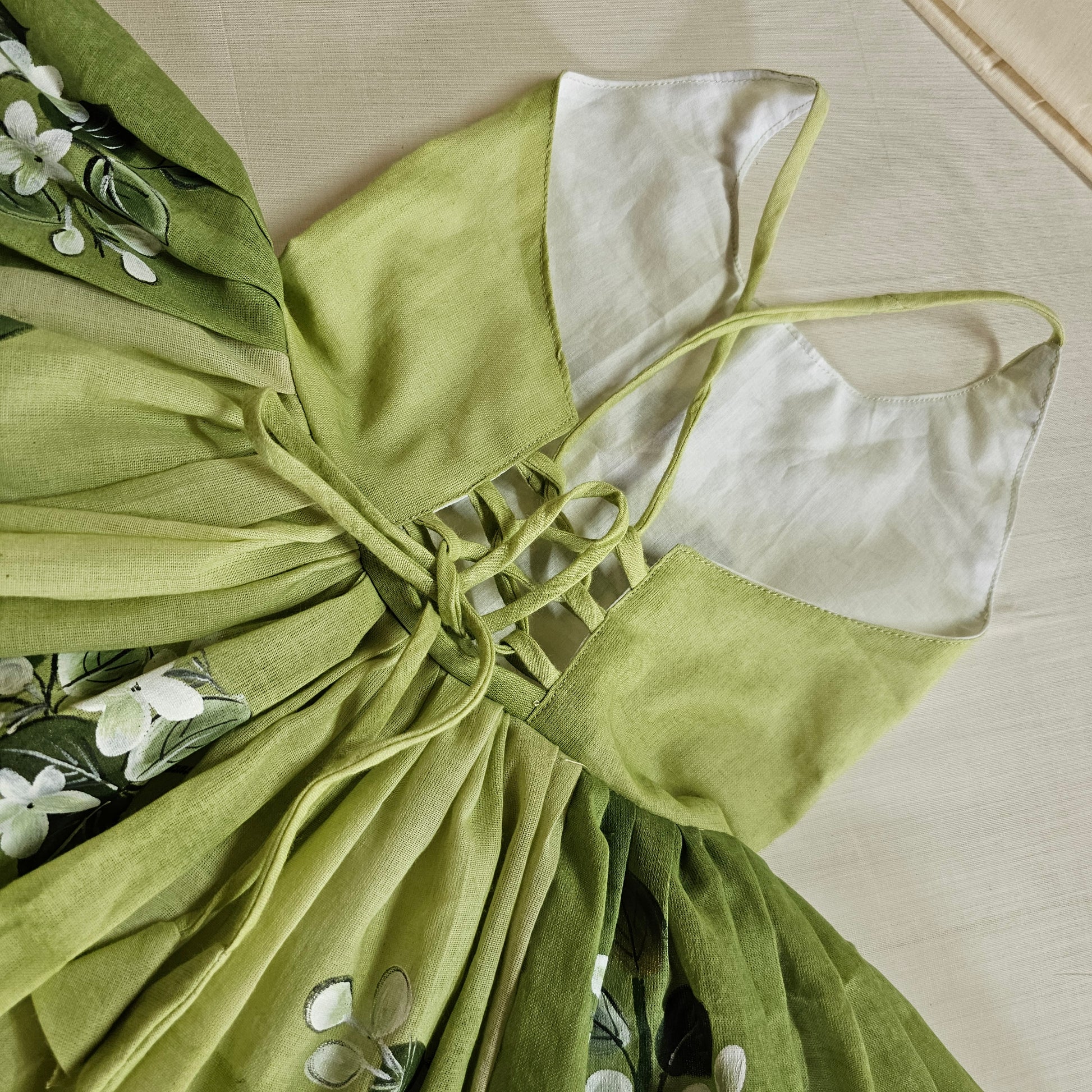 Hand-painted /Hand dyed Kids Frock