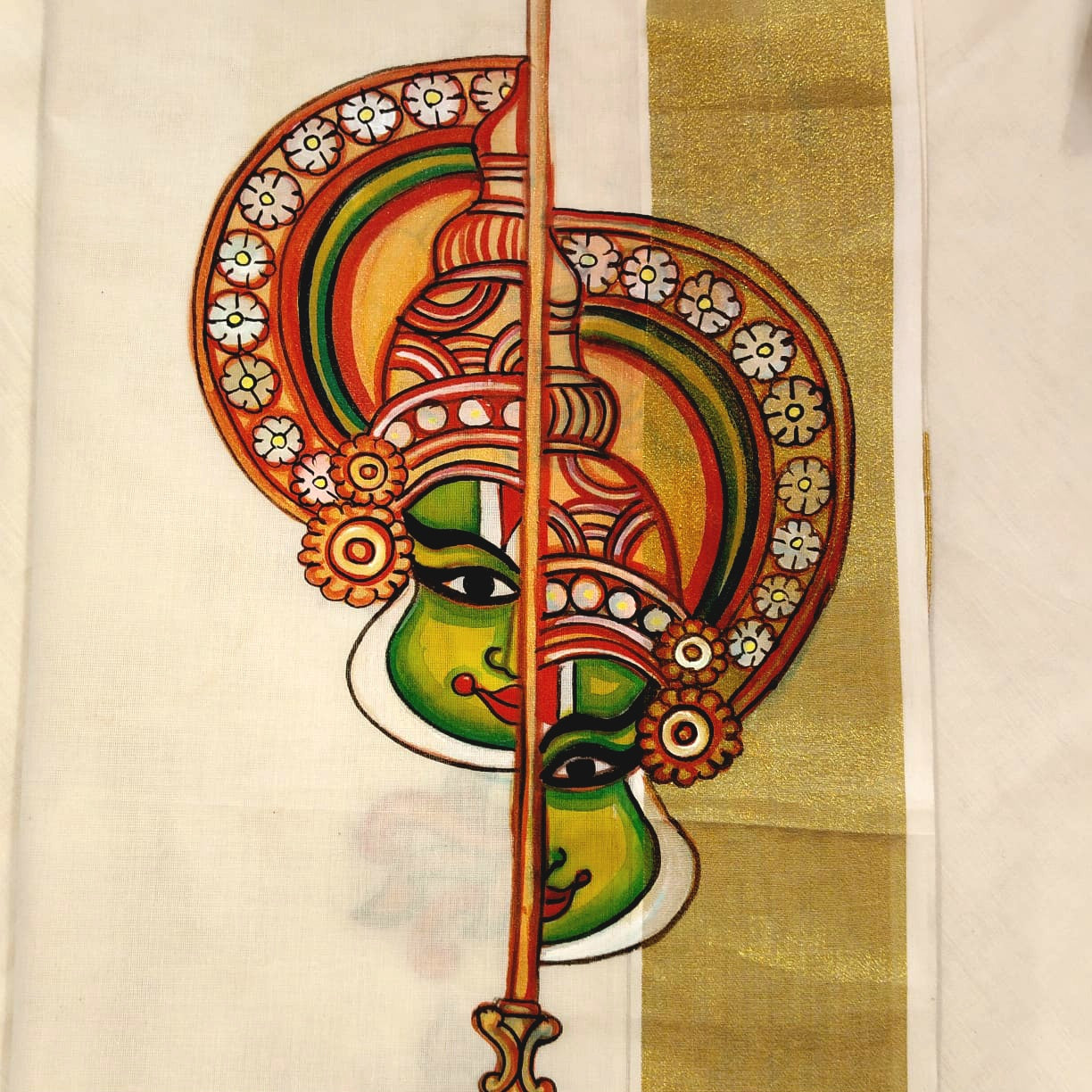 Traditional Kerala Set Mundu And Men's Double – perfect for festivities or gifting!