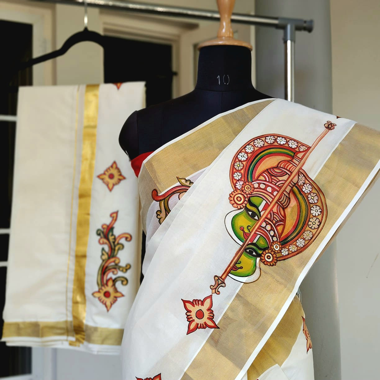 Traditional Kerala Set Mundu And Men's Double – perfect for festivities or gifting!