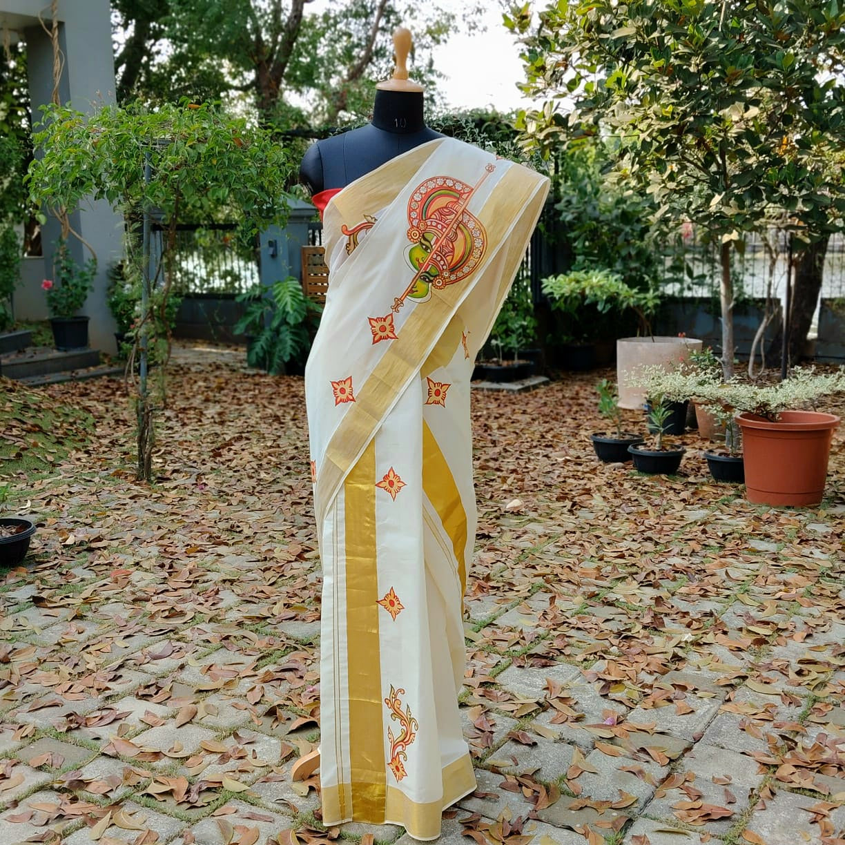 Traditional Kerala Set Mundu And Men's Double – perfect for festivities or gifting!