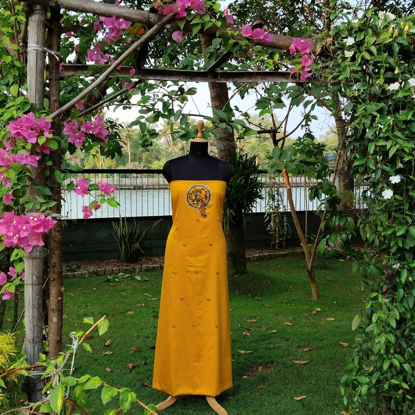 Wearable Art- Hand-Painted Kurti In Kalamkari Style