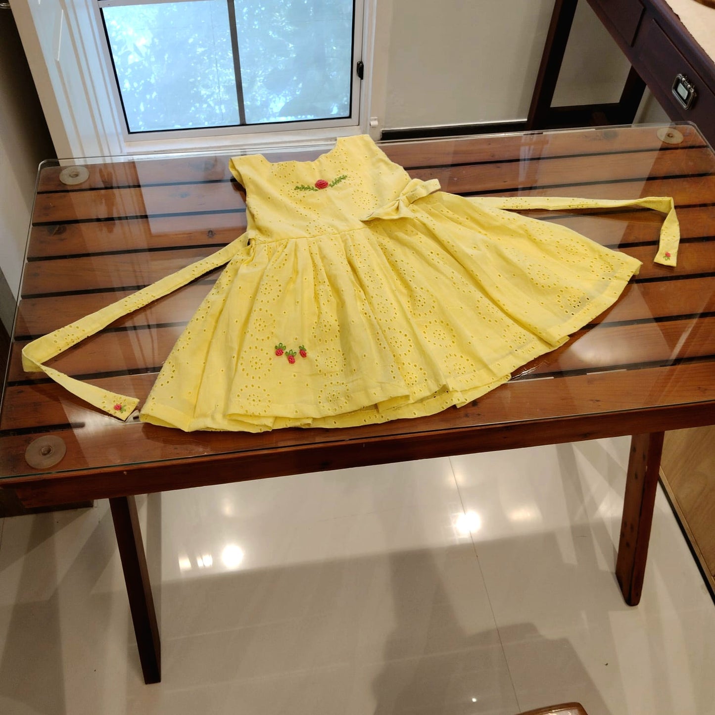 Charming Hakoba Cotton Dress