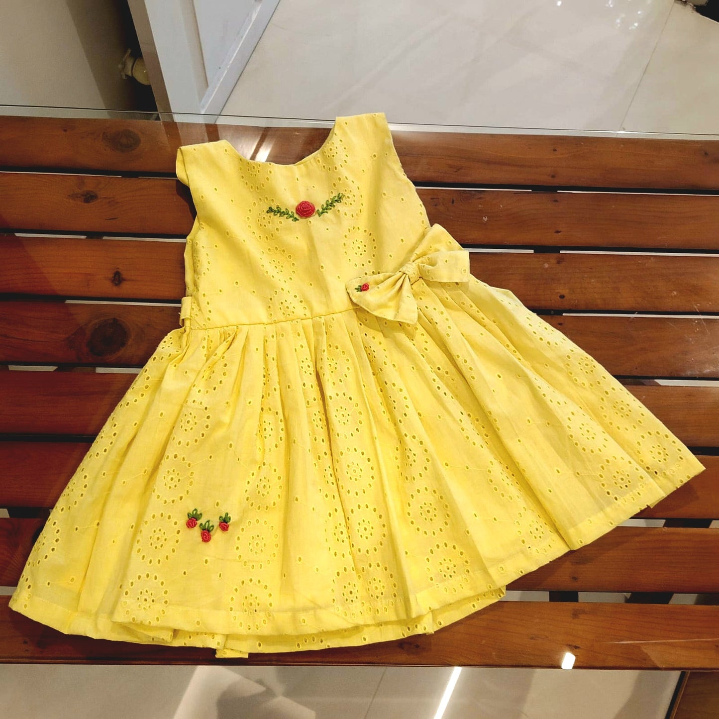 Charming Hakoba Cotton Dress