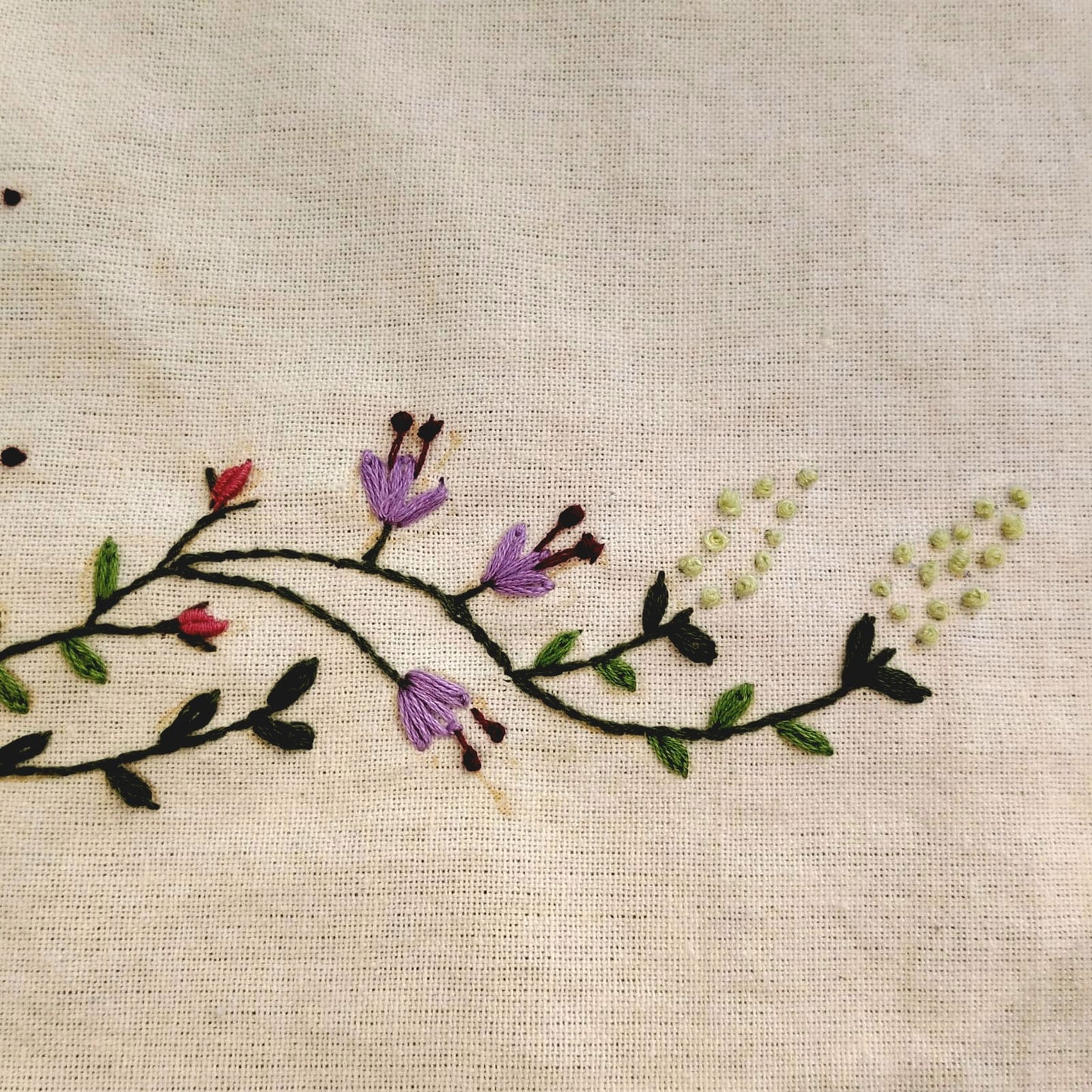 Artisan-Crafted Hand Embroidered Table Runner