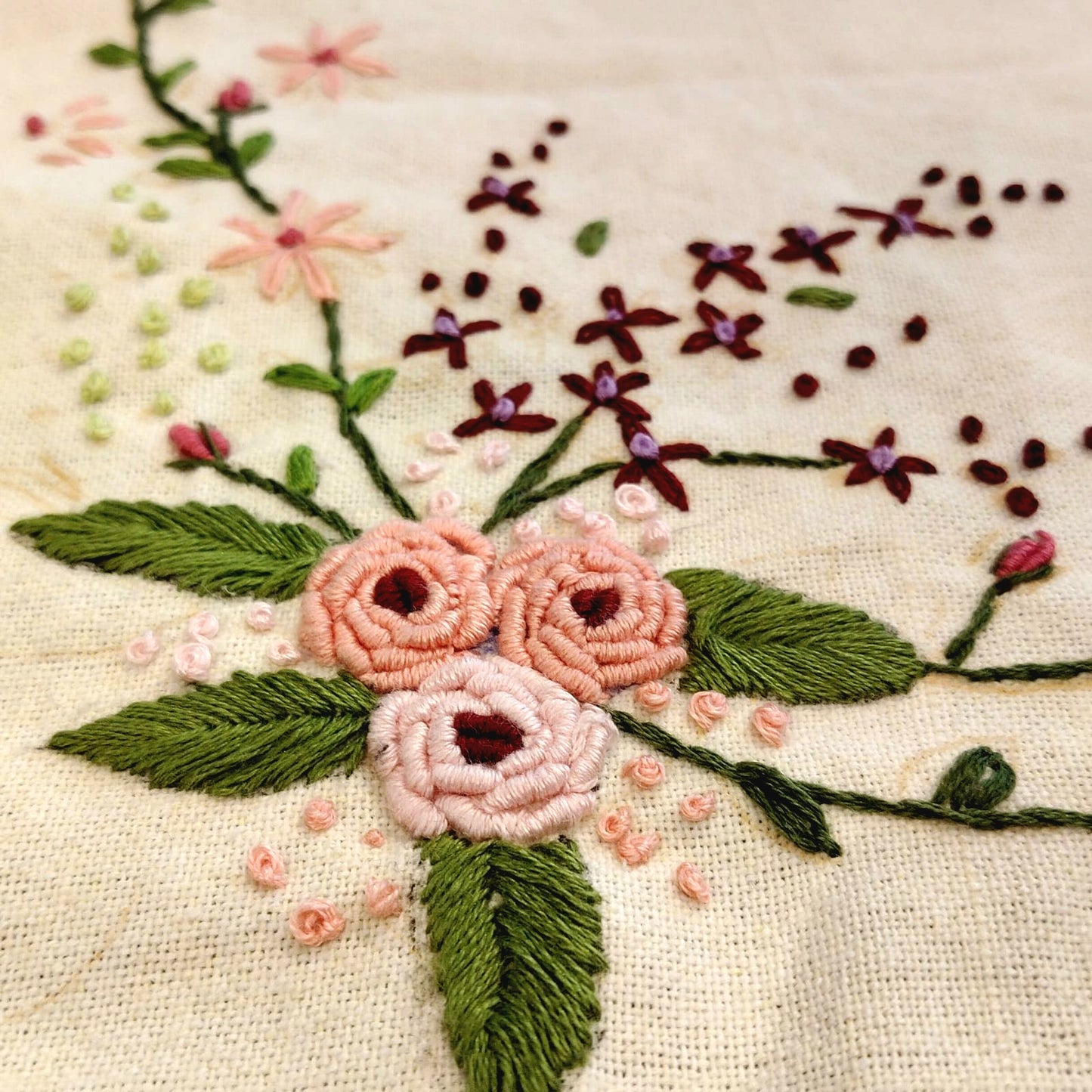 Artisan-Crafted Hand Embroidered Table Runner