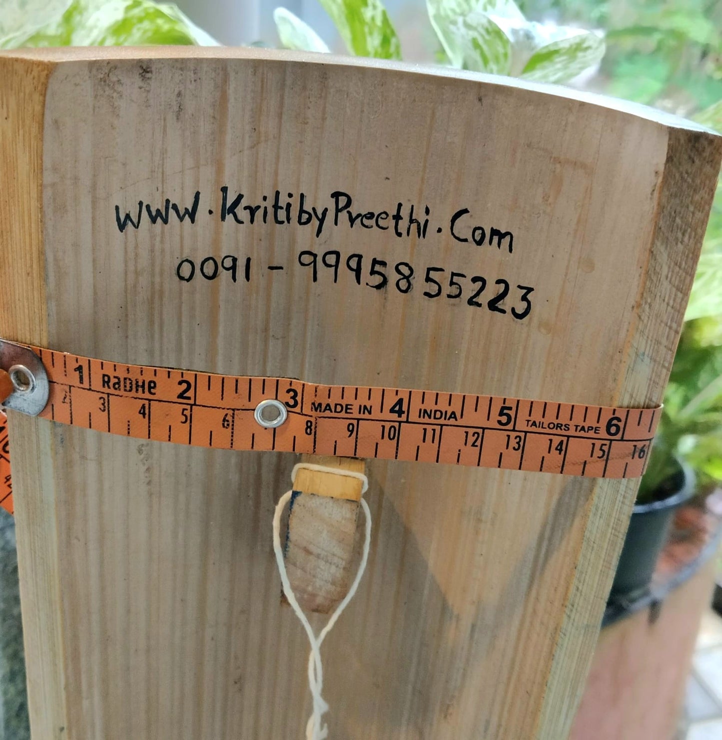 Pichwai Elegance On Natural Bamboo