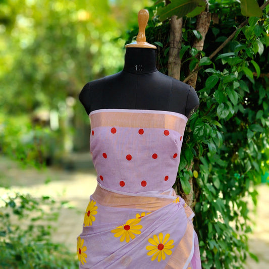 Hand-Painted Light Purple Beauty