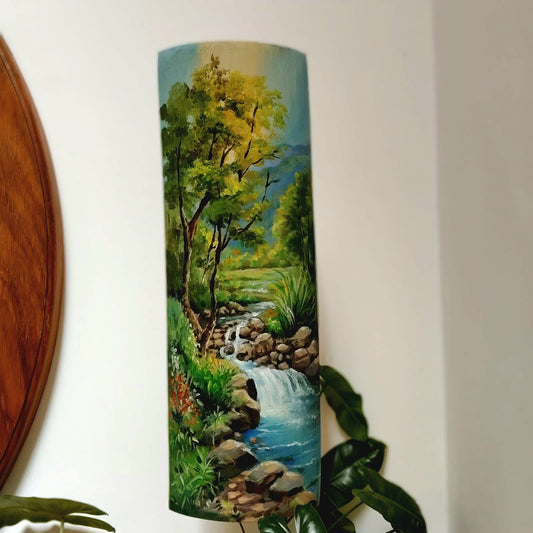 Bamboo Canvas Adorned With Nature’s Beauty