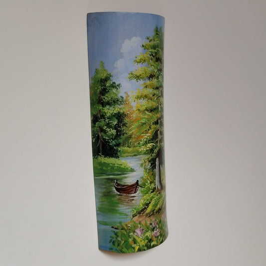 Nature Comes Alive On Hand-Painted Bamboo