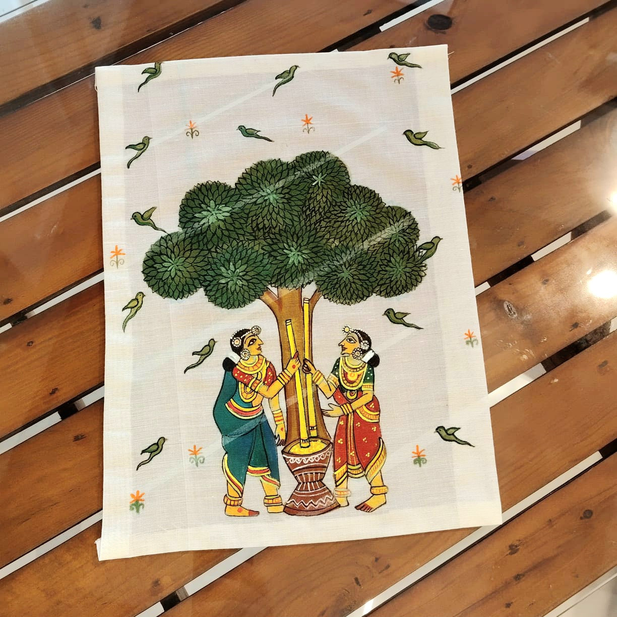 Hand-painted Folk Art Add On Patches