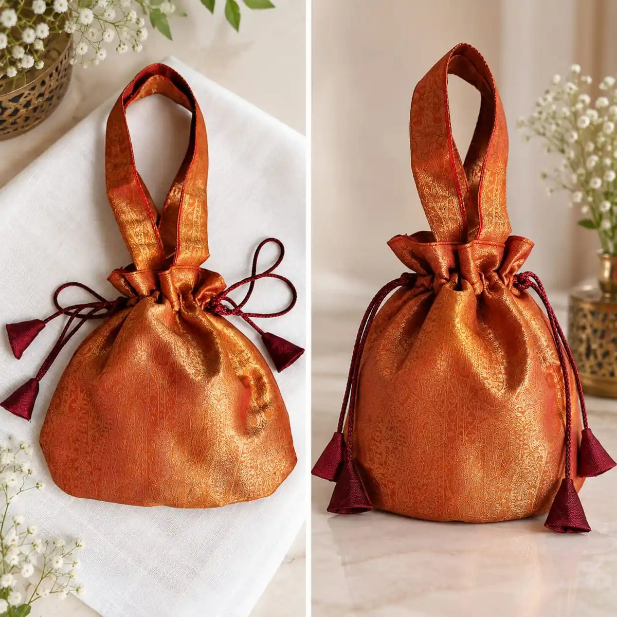 Handcrafted Partywear Potli Bag