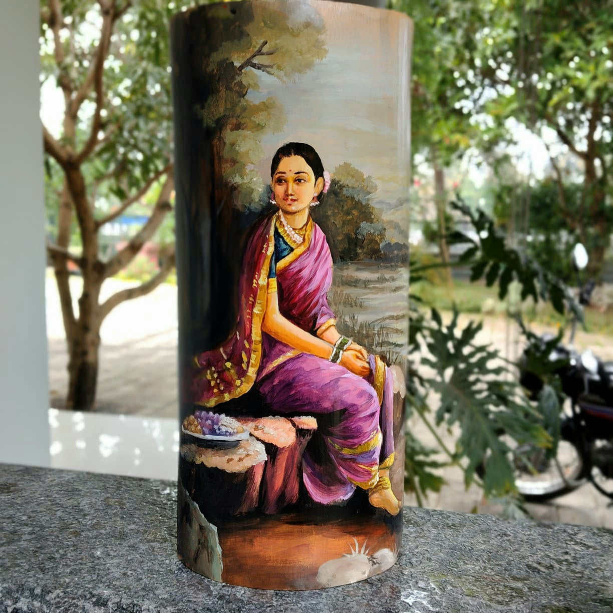 Paintings On Bamboo