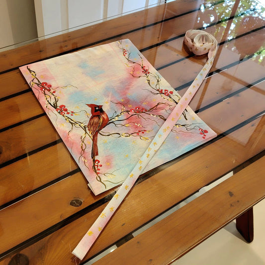 Festive Hand-Painted Fabric Patches For Christmas Outfits