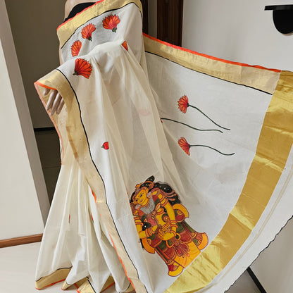 Mural Style Saree 