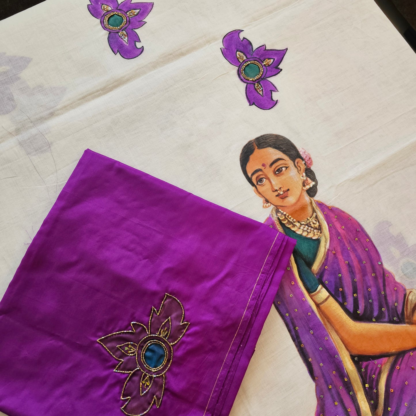 Ravi Varma inspired Saree