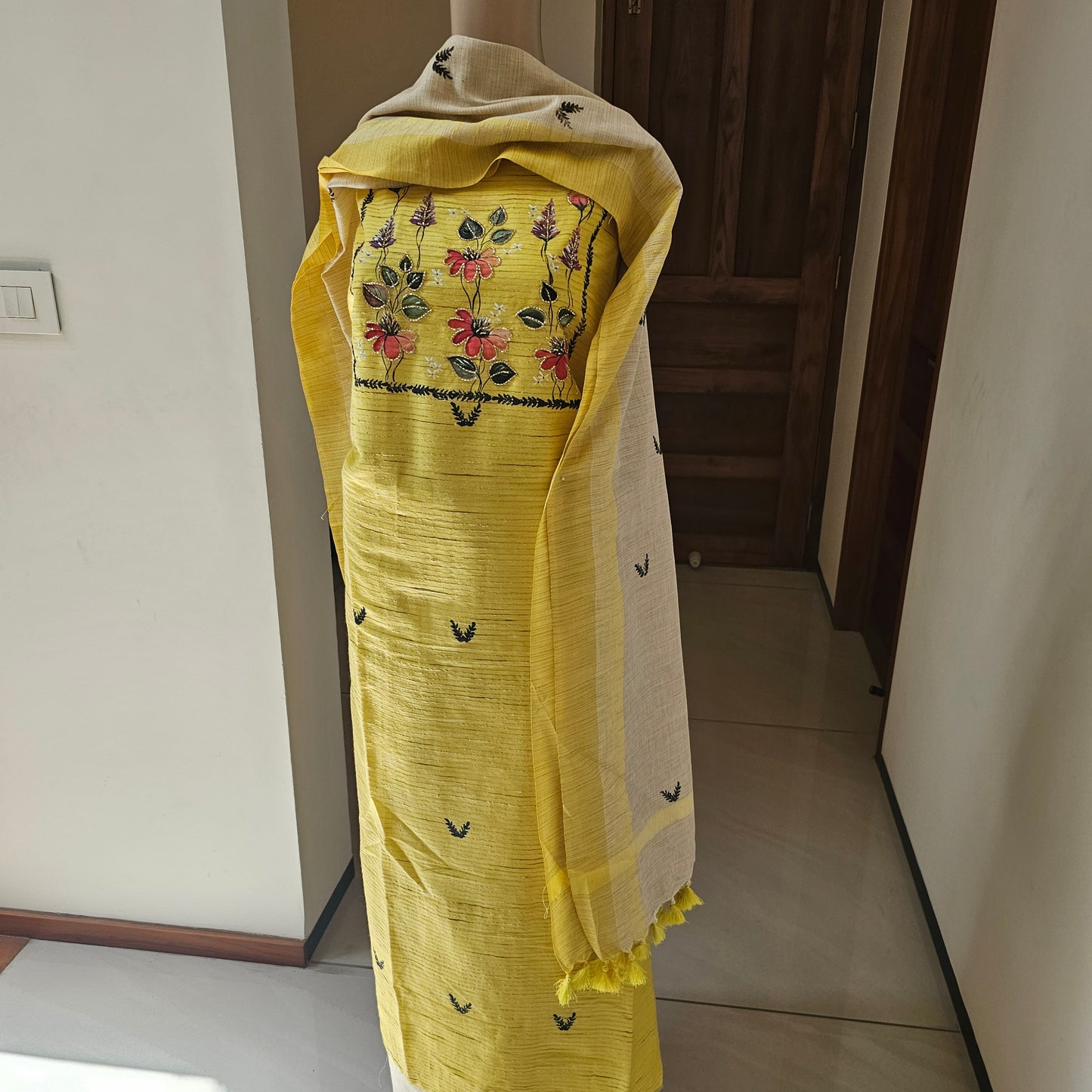 Hand-painted Kurti Set kriti-by-preethi