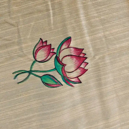 Hand painted Kerala Mural style blouse piece
