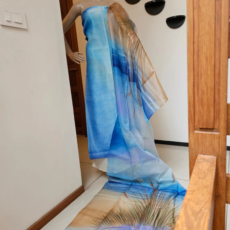Feel The Ocean In Hand-Painted Elegance