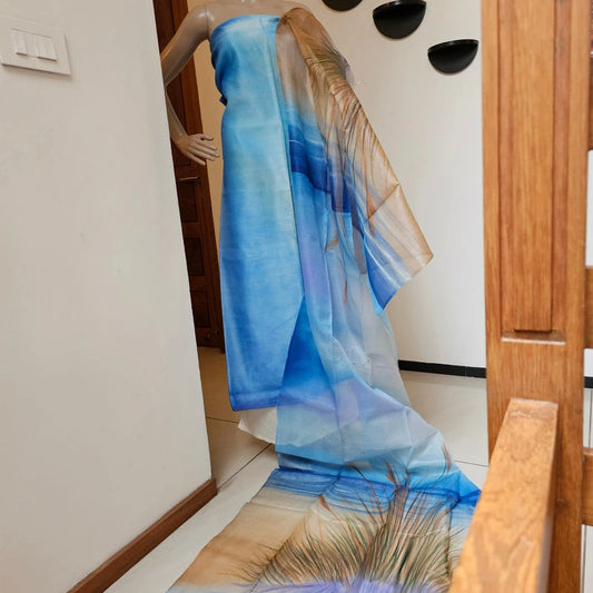Feel The Ocean In Hand-Painted Elegance