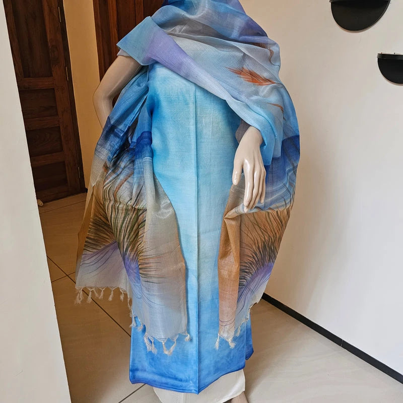 Feel The Ocean In Hand-Painted Elegance