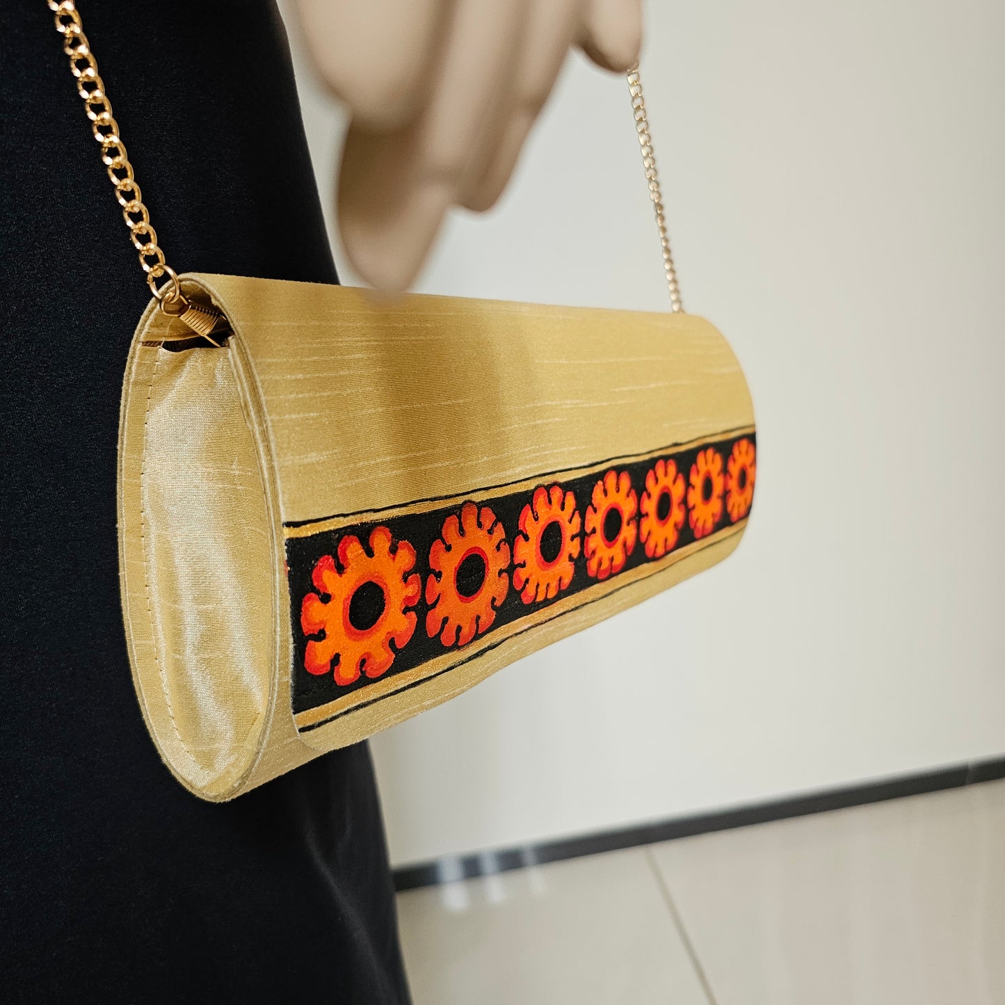 Hand-painted Clutch