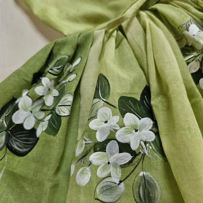 Hand-painted /Hand dyed Kids Frock [1-5 -2 yrs]