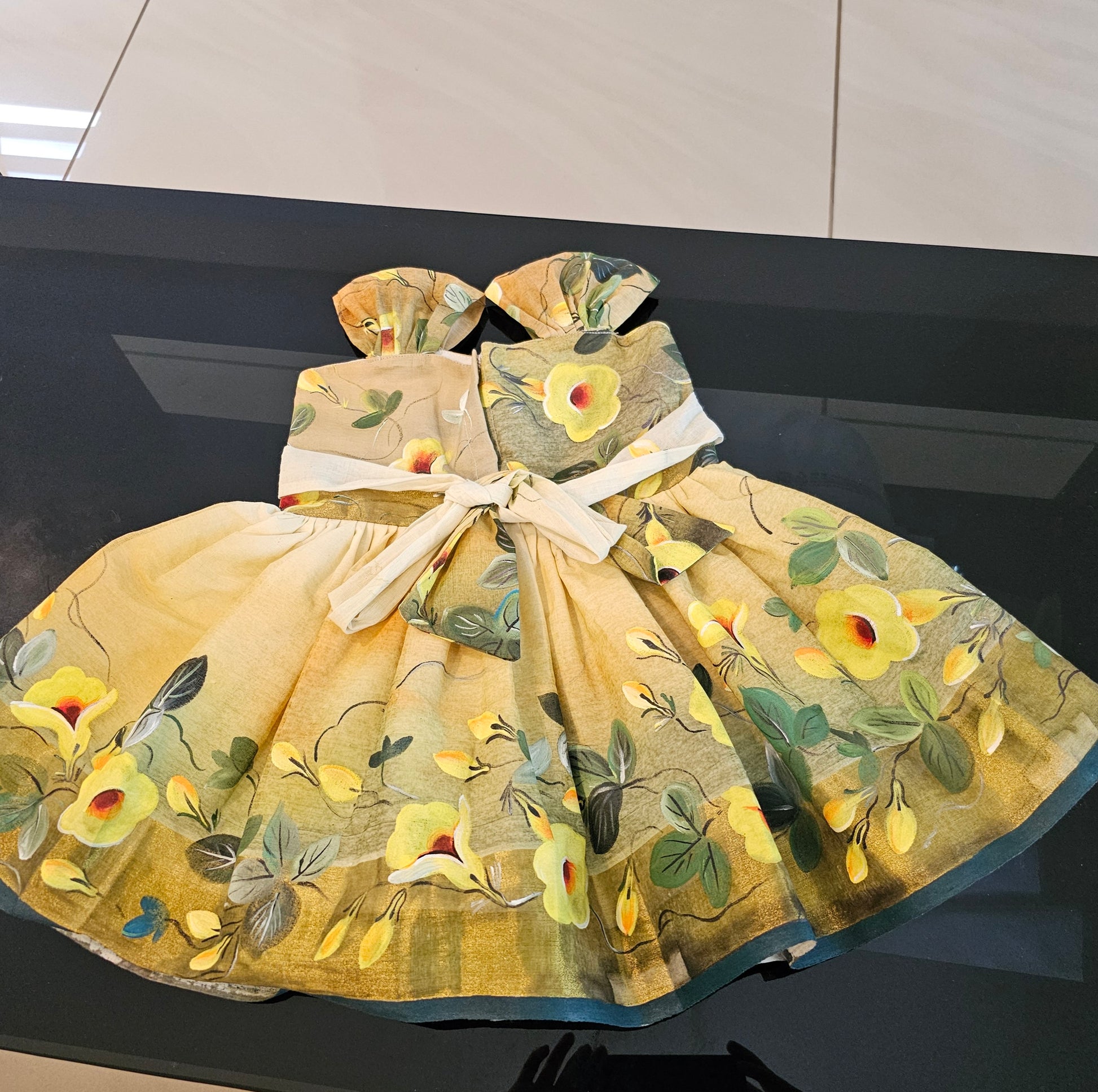 yellow Baby Girls frock [ 1-2 Yrs] 