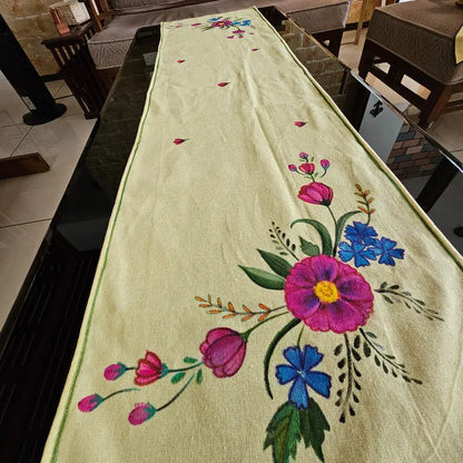 Hand-painted Table Runner [46 inch x 12.5 inch]