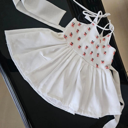 Cute Hand-Embroidered Baby Girl Frock [1 year]