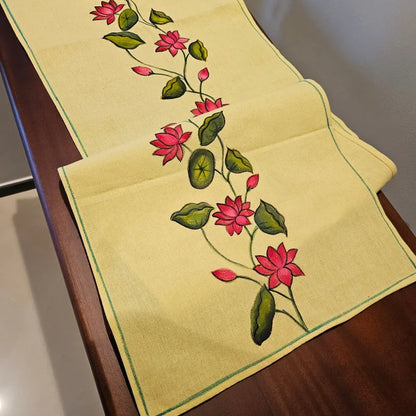 Hand-Painted Table Runner [46 inch x 12.5 inch]