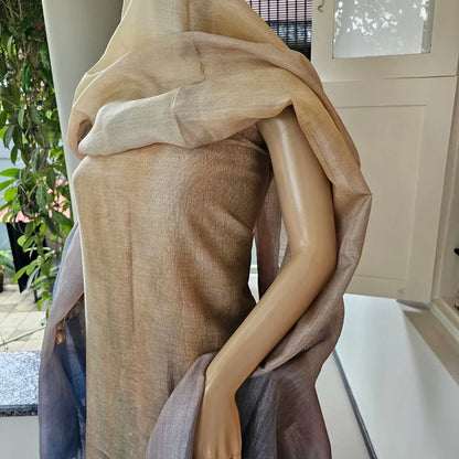 Rustic Style Hand-Painted Kurti Set