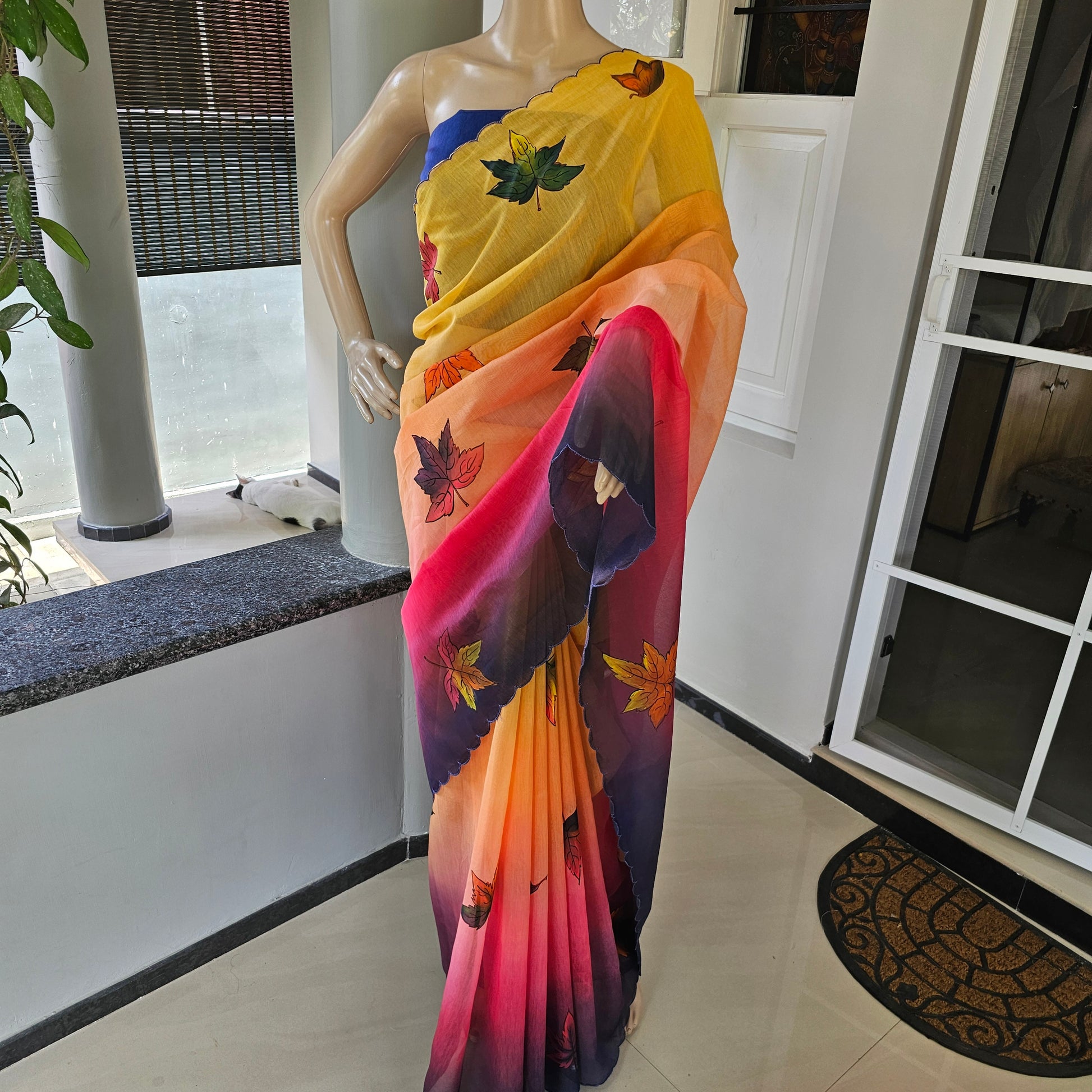 Chanderi Saree Autumn Style