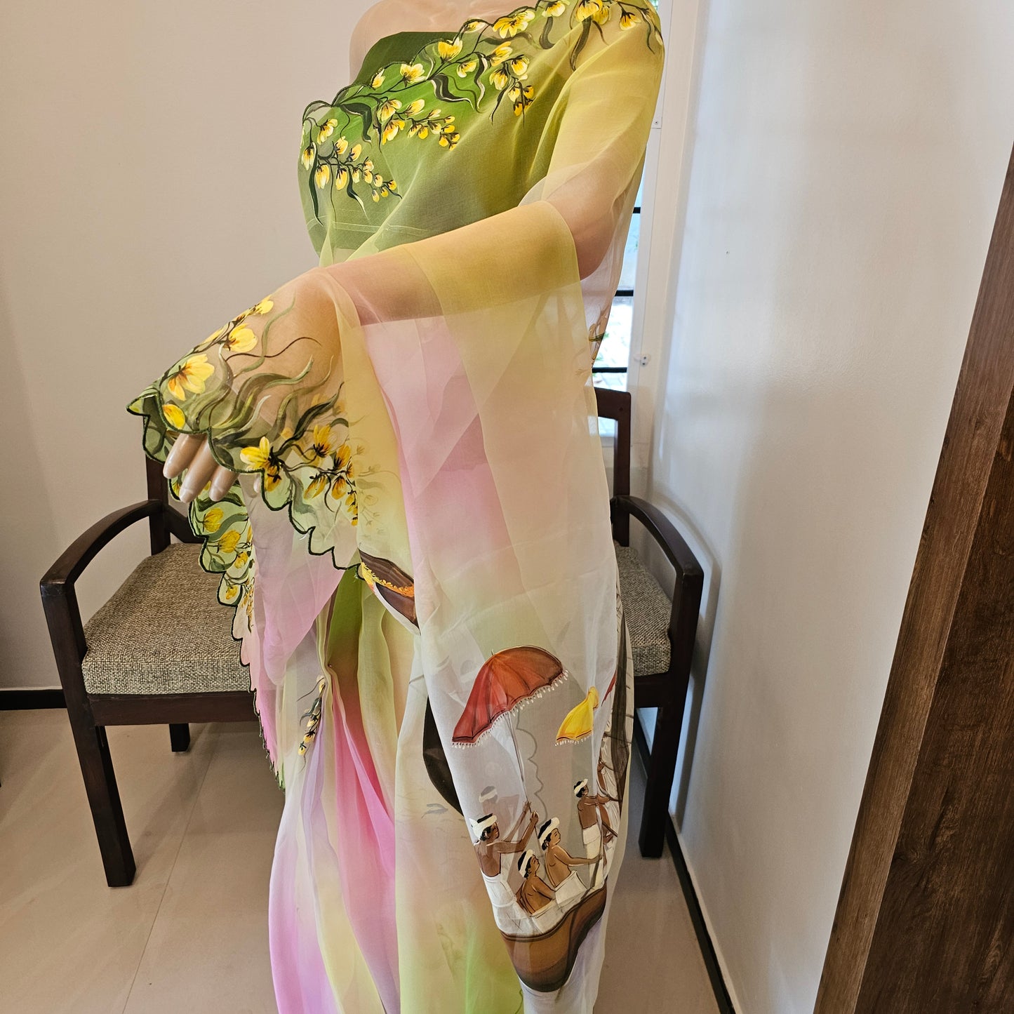 Buy Hand Painted Sarees