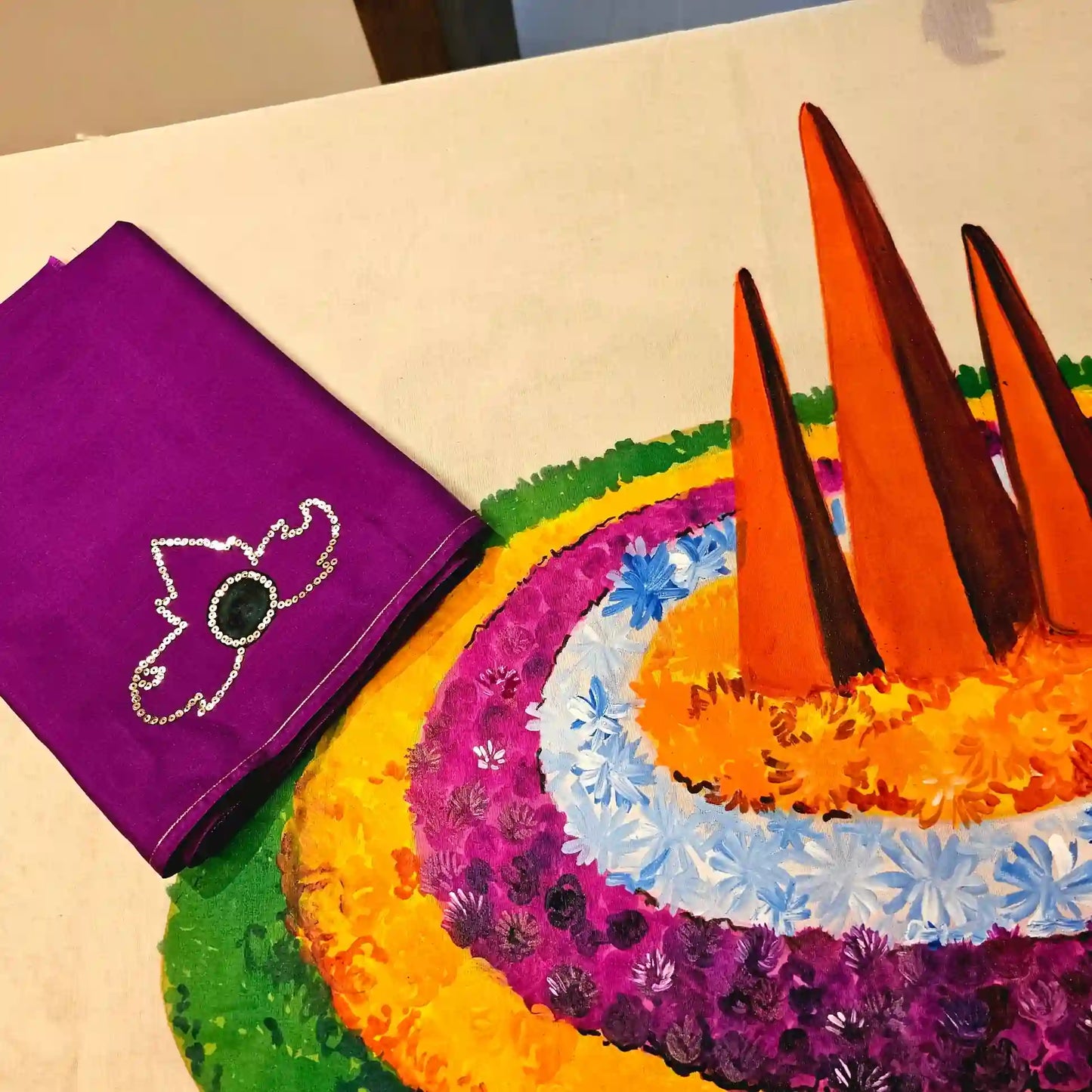 Onam Themed kerala Saree