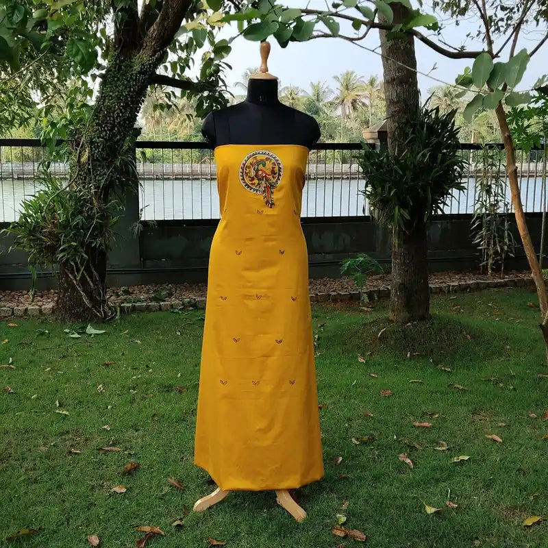 Wearable Art- Hand-Painted Kurti In Kalamkari Style