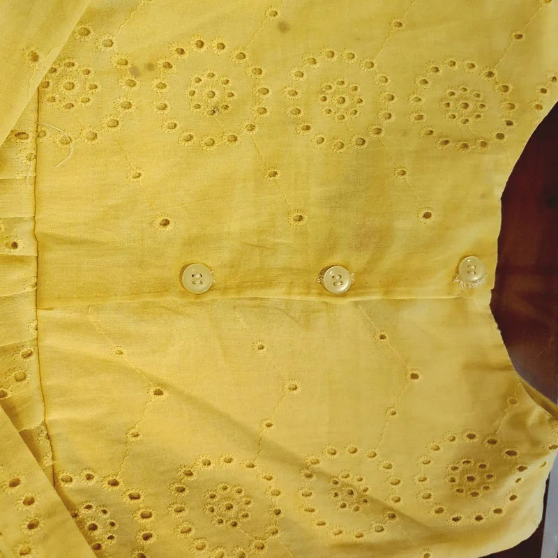 Charming Hakoba Cotton Dress