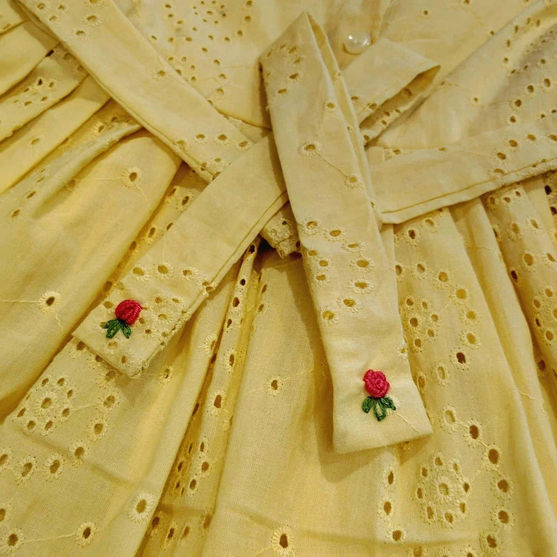 Charming Hakoba Cotton Dress