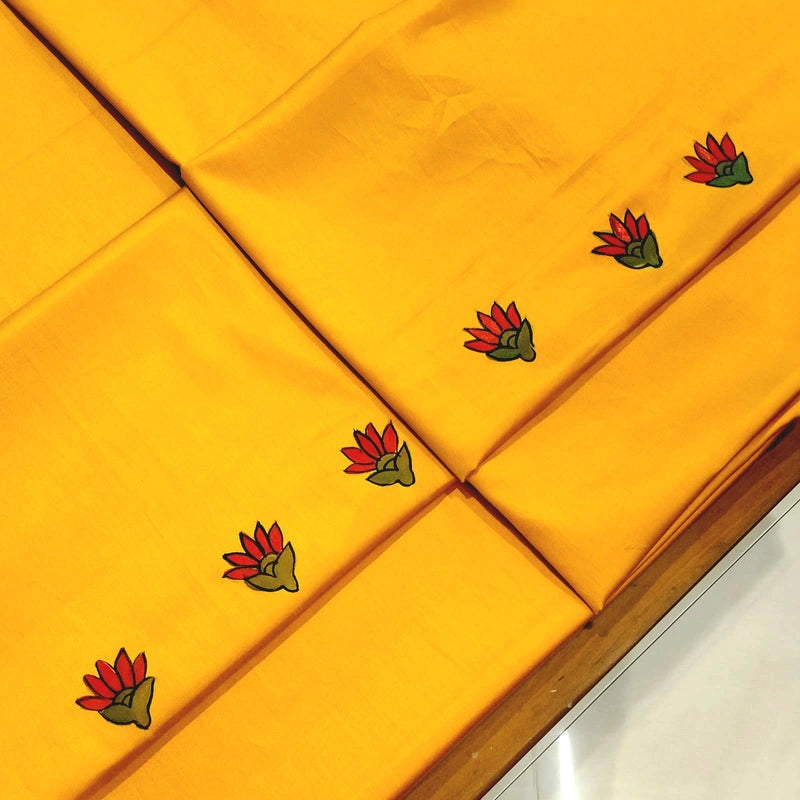 Artisan-Crafted Handpainted Cotton Kurti