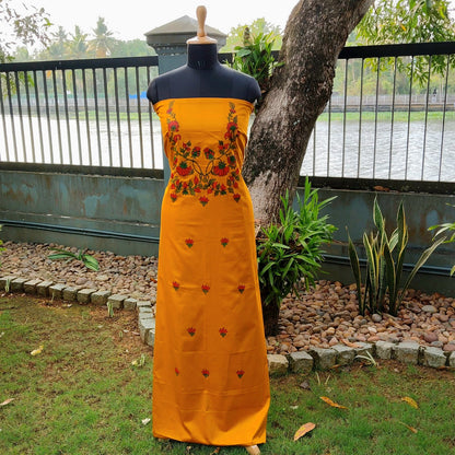 Artisan-Crafted Handpainted Cotton Kurti