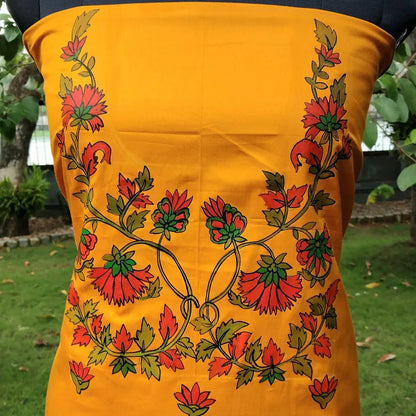 Artisan-Crafted Handpainted Cotton Kurti