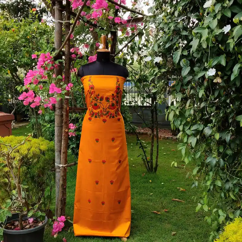 Artisan-Crafted Handpainted Cotton Kurti