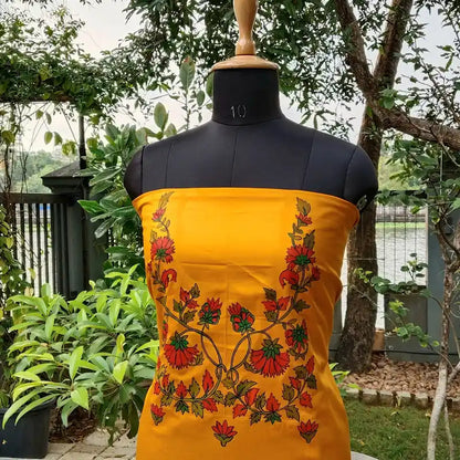 Artisan-Crafted Handpainted Cotton Kurti