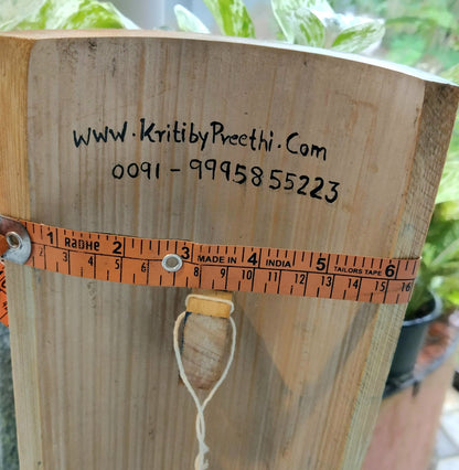 Pichwai Elegance On Natural Bamboo
