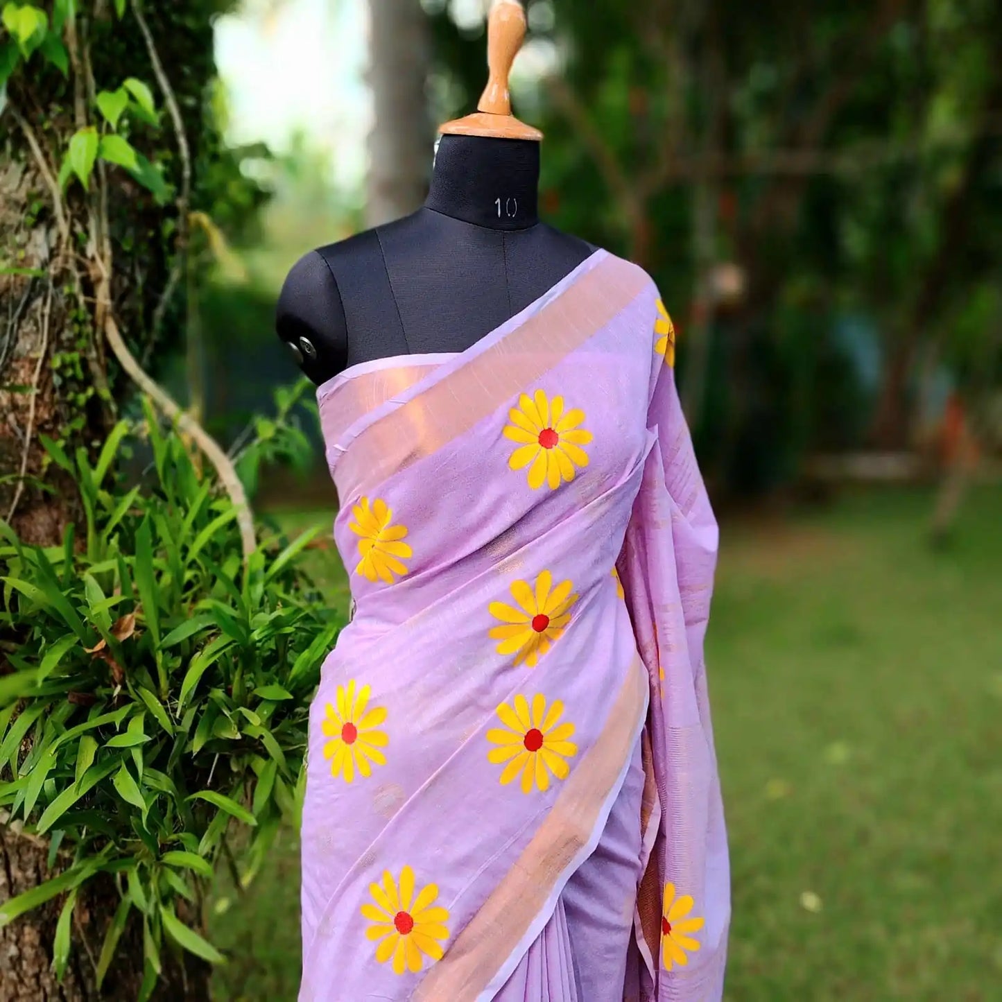 Hand-Painted Light Purple Beauty