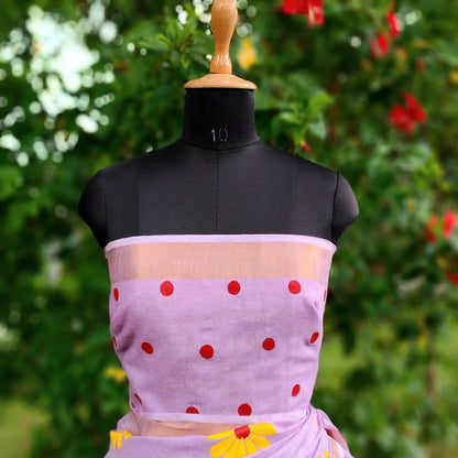 Hand-Painted Light Purple Beauty